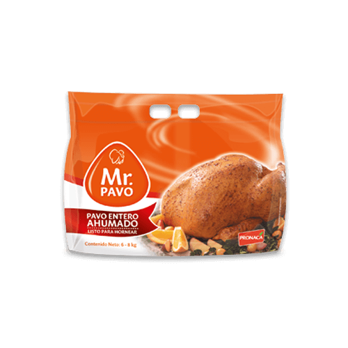 Pavo listo para hornear ahumado